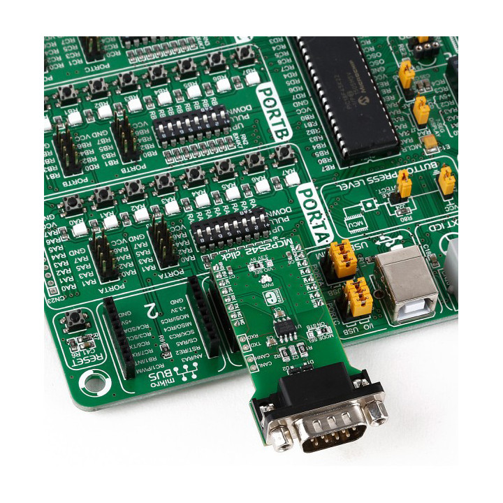 Exemple d'utilisation du module MCP2542 Click - MIKROE-2299