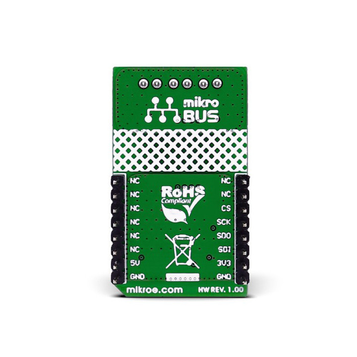 Vue arrière du module SPI Isolator click Board - MIKROE-2583