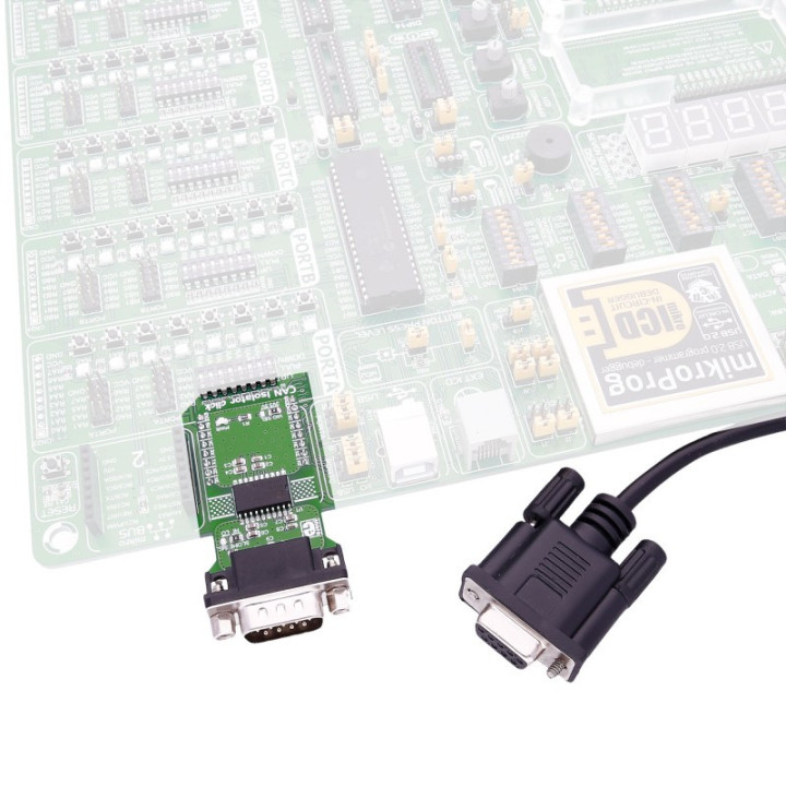 Exemple d'utilisation du module CAN Isolator click - MIKROE-2627