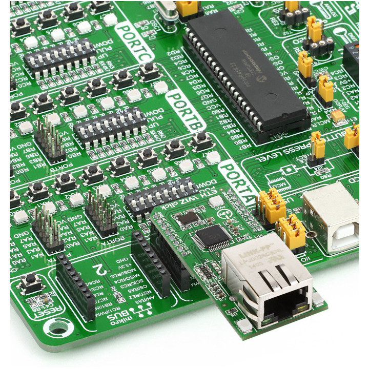 Exemple d'utilisation du module ETH WIZ click - MIKROE-1718