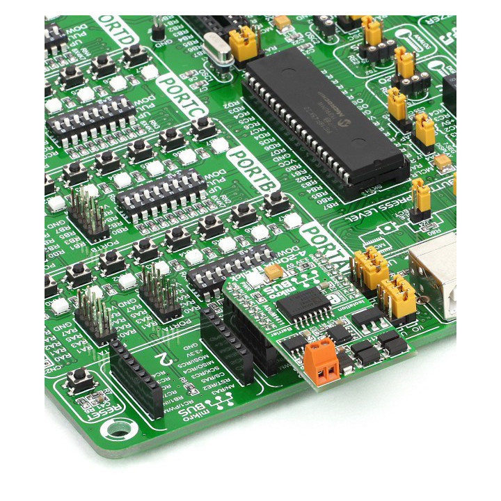 Exemple d'utilisation du module 4-20 mA T Click Board - MIKROE-1296