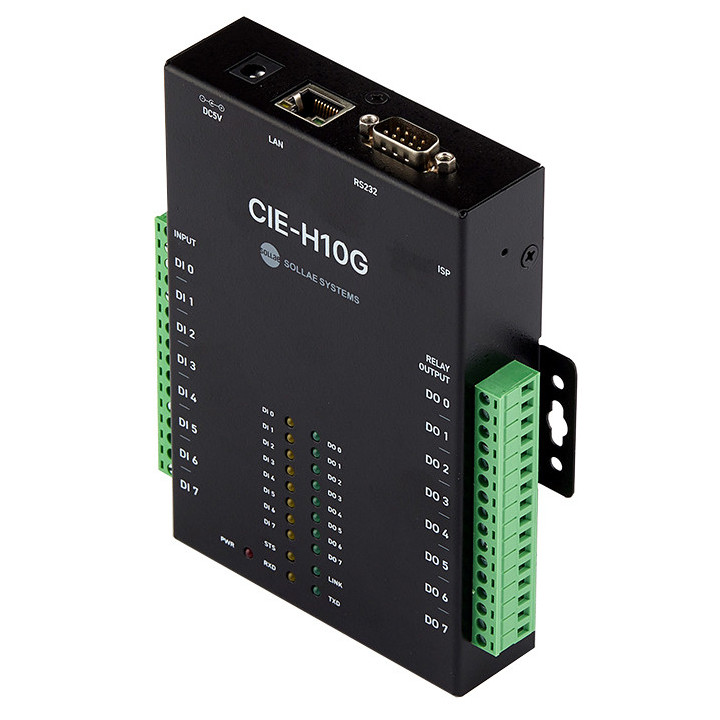 Serveur web interface 8 entrées - 8 sorties + RS232 CIE-H10-G-BO