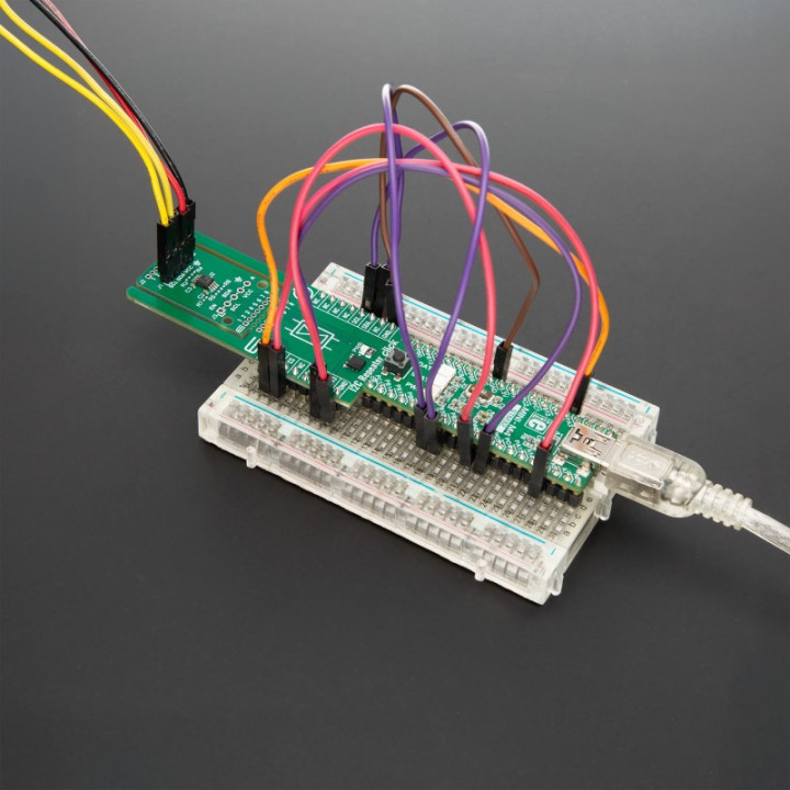 Exemple d'utilisation du module I2C Repeater Click MIKROE-6785 sur une bredboard