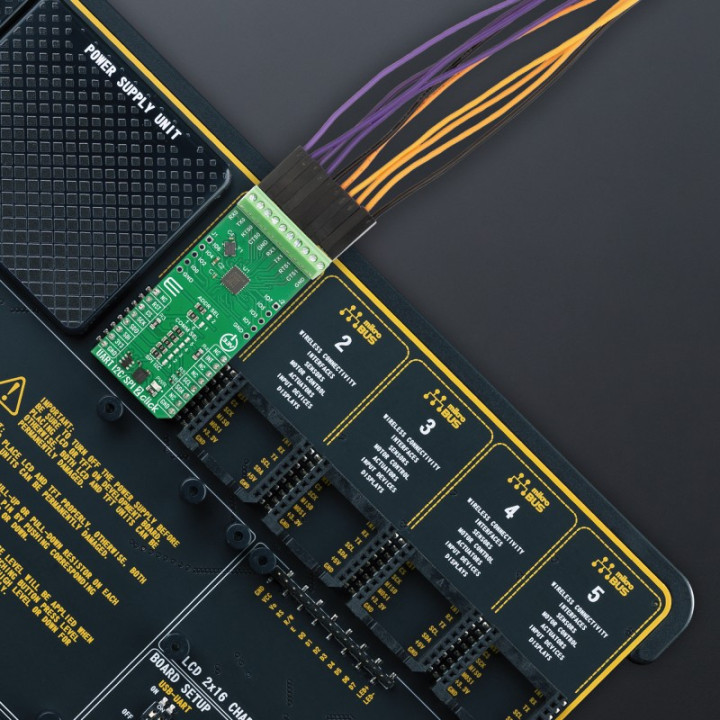 Usage du module UART I2C/SPI 2 sur une carte Mikroelektronika