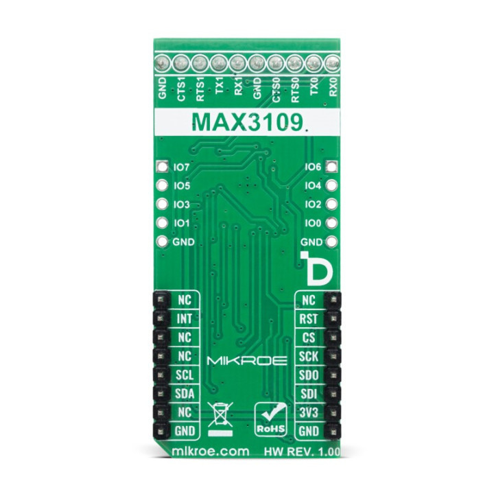 Vue de dessous du module UART I2C/SPI 2 - MIKROE-6827