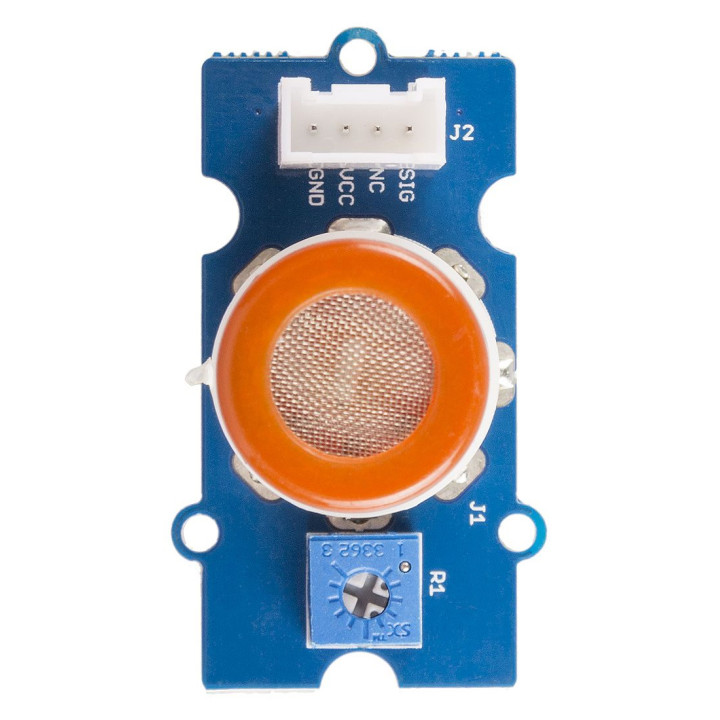 Vue de dessus du module capteur de gaz MQ-3 Grove 101020006