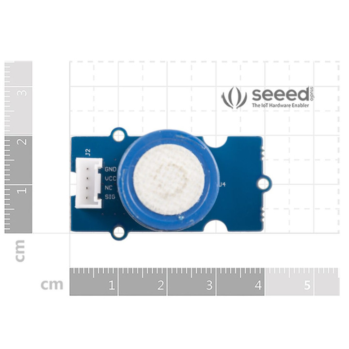 Dimensions du module Grove capteur de gaz O2 101020002