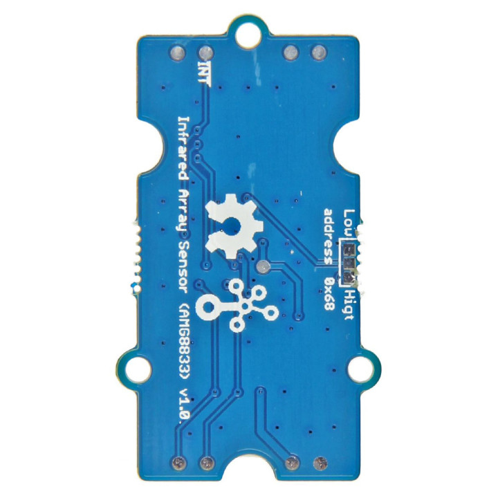 Vue de dessous du capteur thermique infrarouge Grove 101020557