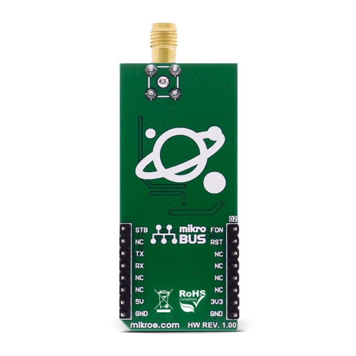 Vue arrière du module GPS 4 click - Quectel L70 MIKROE-2704