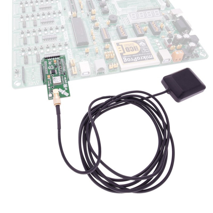 Exemple d'utilisation du module GPS 4 click - Quectel L70 MIKROE-2704