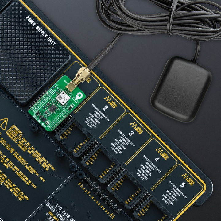 Autre exemple d'utilisation du module GNSS 17 click - M20071- MIKROE-6176