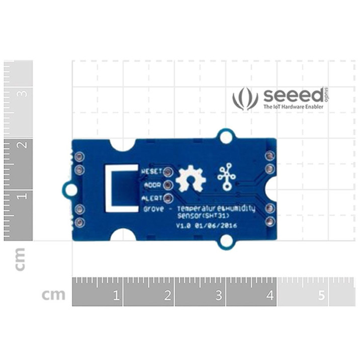 Dimensions du module Grove Temperature&Humidity Sensor (SHT31) 101020212
