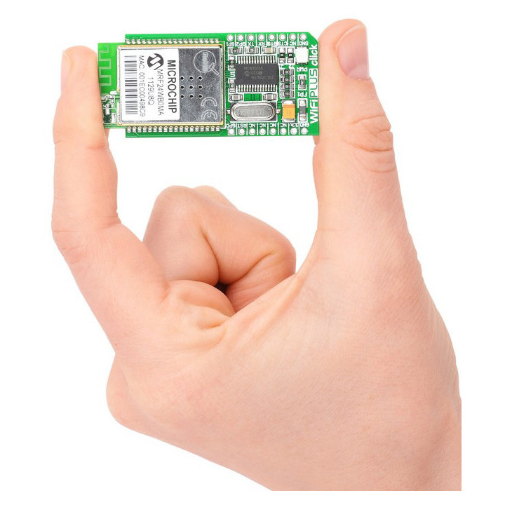 Détail du module WiFi Plus Click - MRF24WB0MA MIKROE-1135
