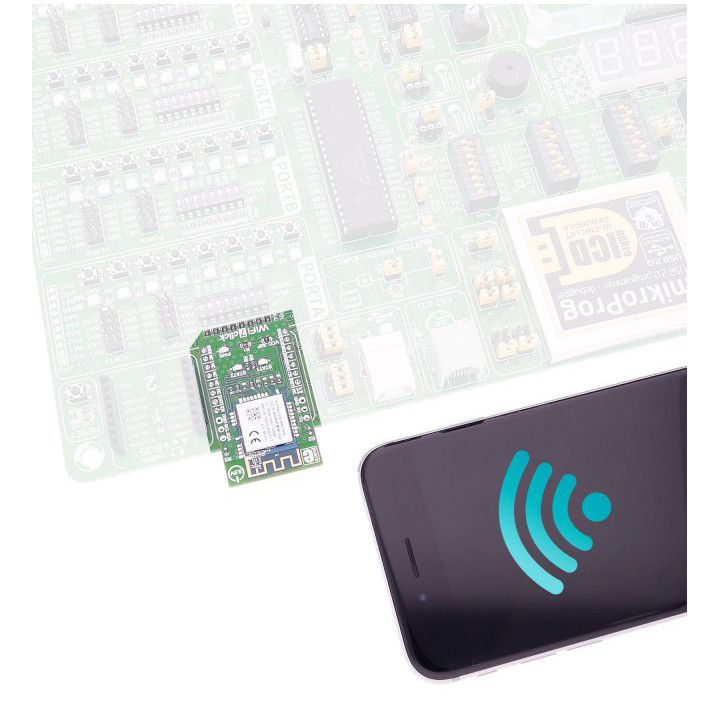 Exemple d'utilisation du module WiFi 7 Click - ATWINC1510-MR210PB