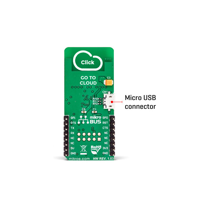 Caractéristiques arrière du module Go to Cloud (G2C) Click