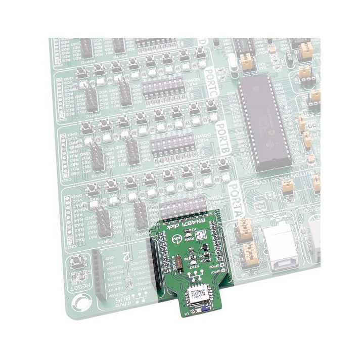 Exemple d'utilisation du module Bluetooth RN4871 click - MIKROE-2544