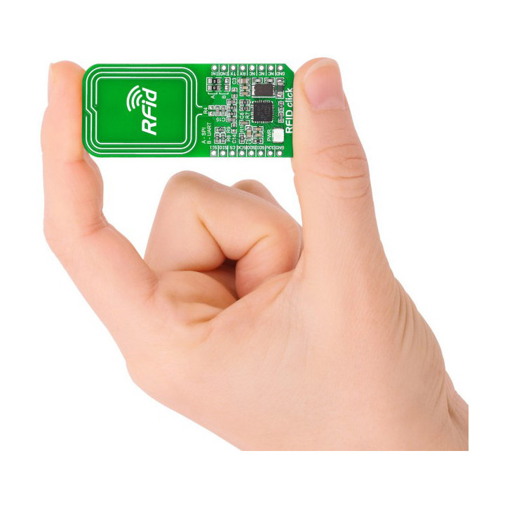 Détail du module RFID Click - CR95HF - NFC 13,56 MHz  MIKROE-1434