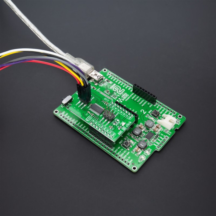 Usage du convertisseur ADC 13 click - MIKROE-4743