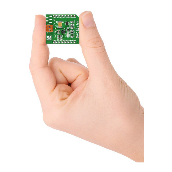Détail du convertisseur DAC 3 click - base MCP4726 - MIKROE-2038