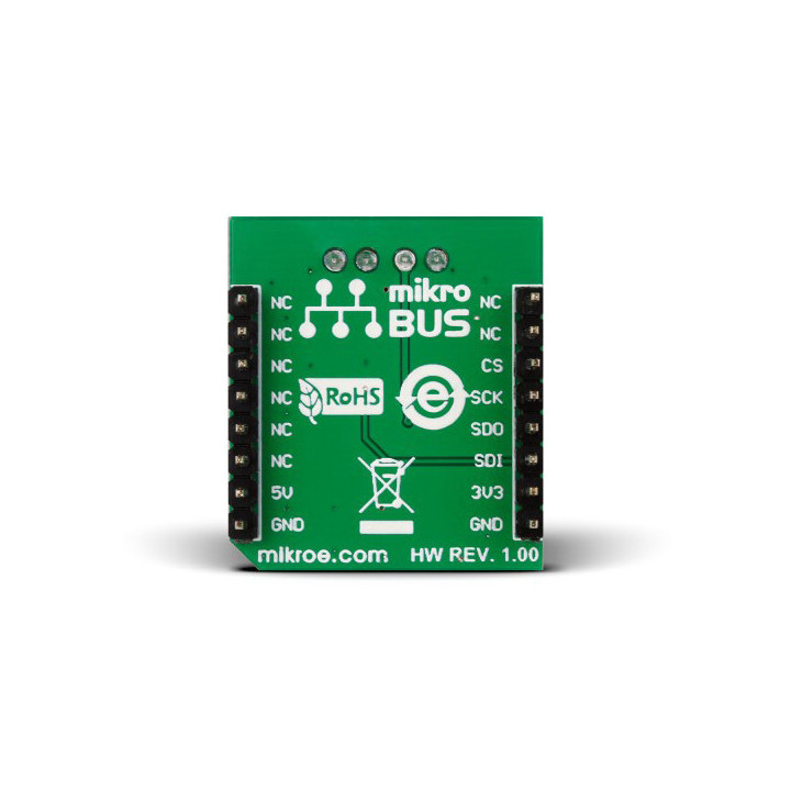 Vue arrière du module DIGI POT 2 Click board TPL0501 - MIKROE-2332