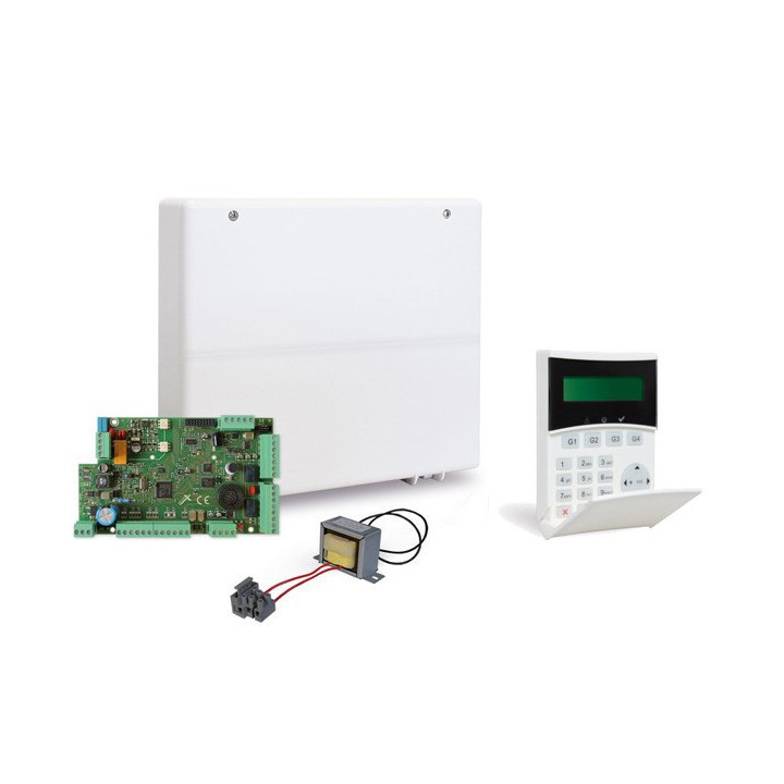 Centrale d'alarme filaire AMC Elettronica X864V avec Mini clavier