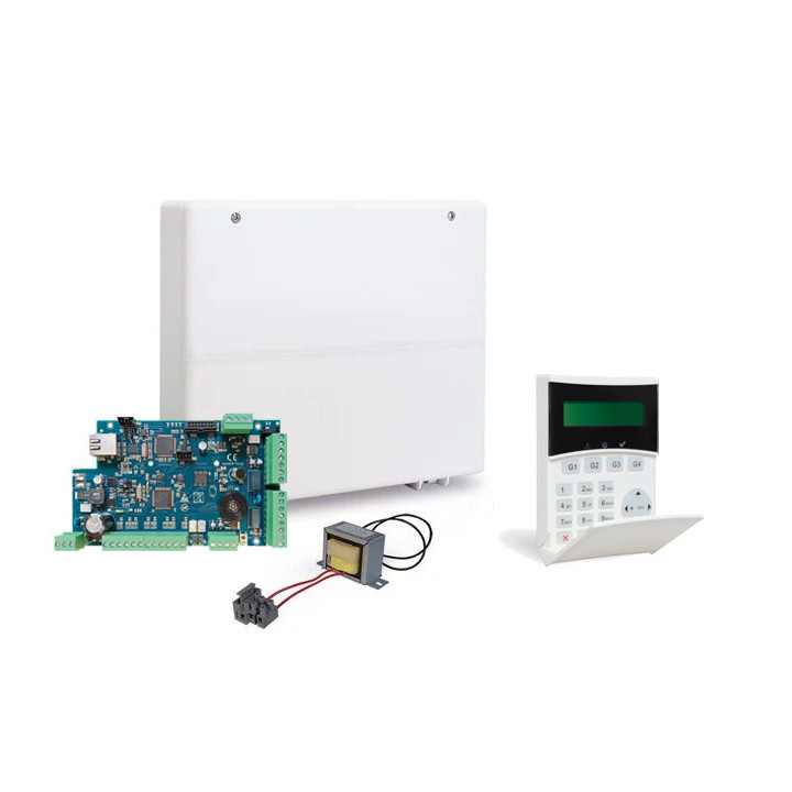 Centrale d'alarme AMC Elettronica VITA 24 avec connexion IP intégrée livrée avec mini clavier LCD
