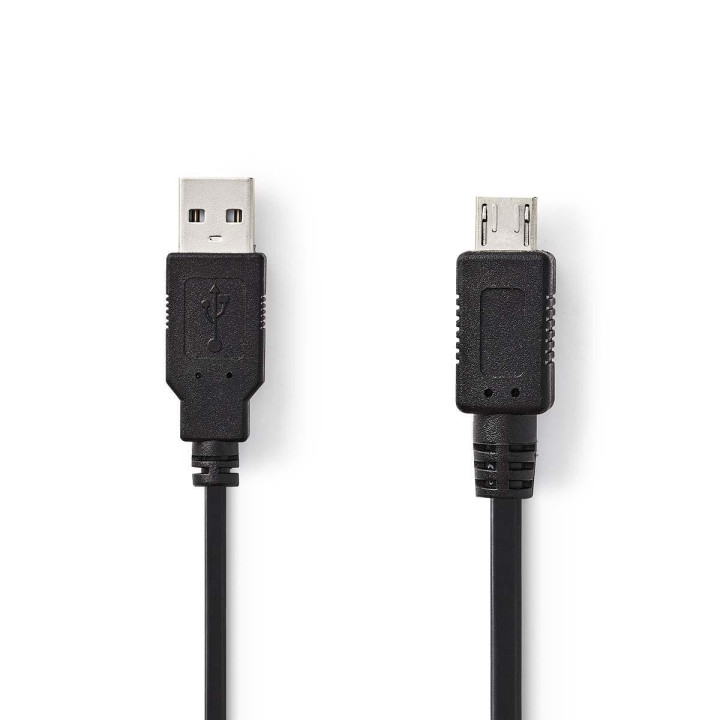 Cordon USB A mâle - micro-USB B mâle (2m)