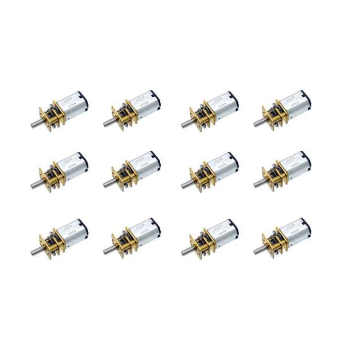 Pack de 12 motoréducteur miniature série 1210GM