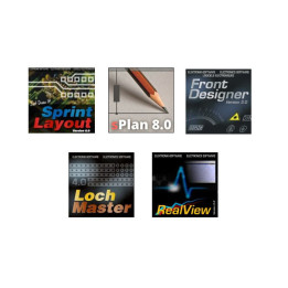 Assortiment de 5 logiciels de CAO Abacom