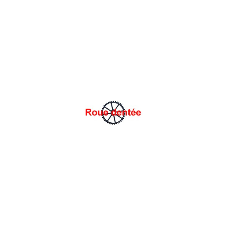 Roue dentée plastique 20 dents