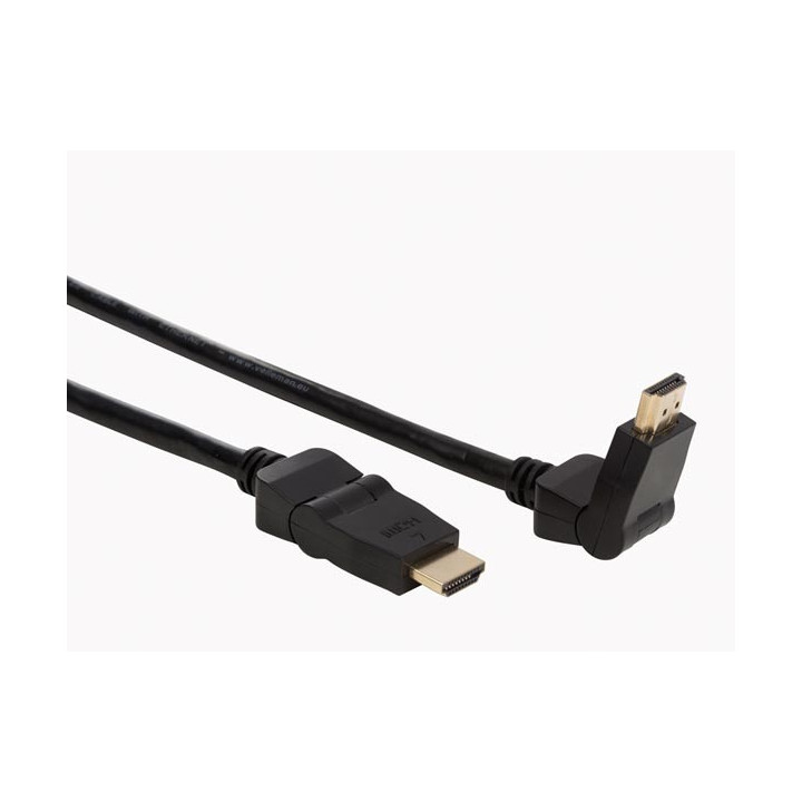 Cordon HDMI inclinable (5 m) - noir
