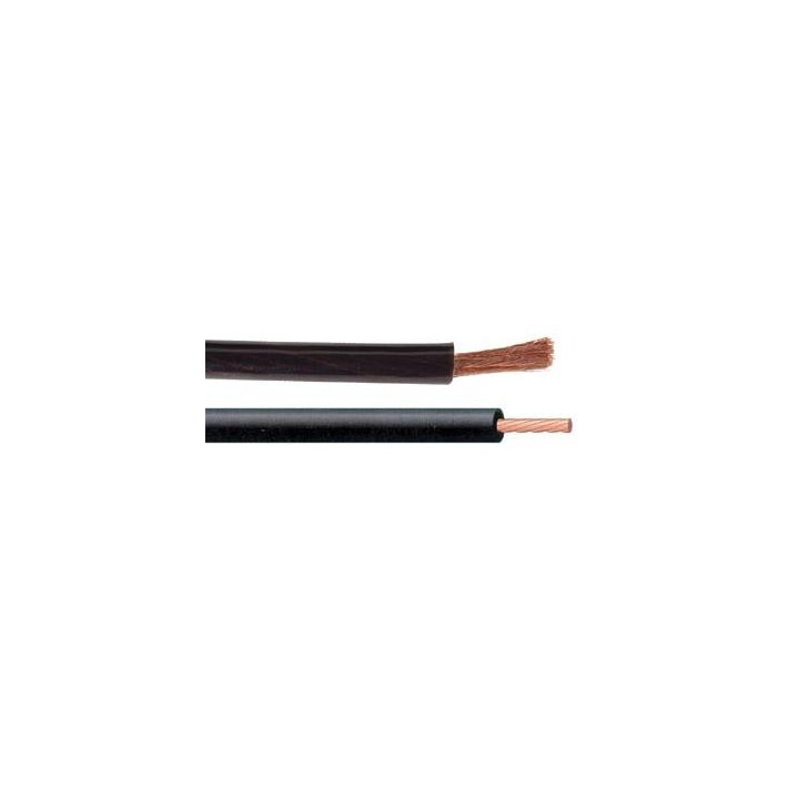 Câble OFC 1x6mm (noir)  - 1