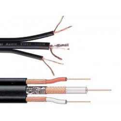 Câble stéréo + vidéo 75 ohms - 1