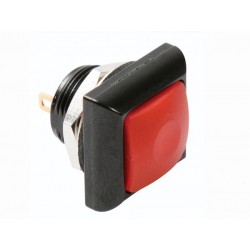 Bouton-poussoir carrée OFF - (ON) rouge - 1