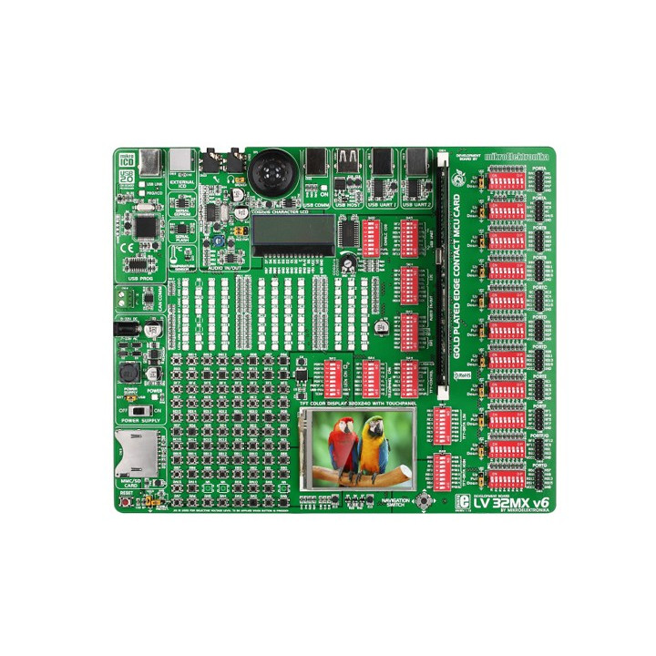 Starter-kit Mikroelektrinika "LV32MX" pour PIC32®