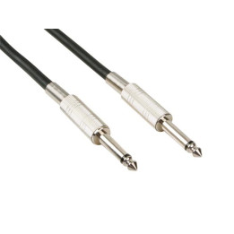 Cordon jack 6.35mm mono mâle - mâle (5m)  - 1