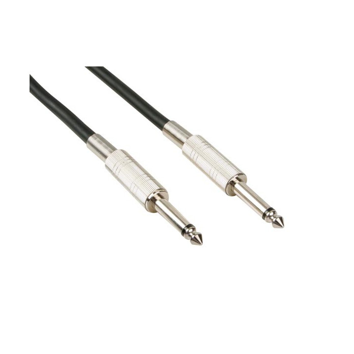 Cordon jack 6.35mm mono mâle - mâle (5m)  - 1