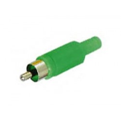 Connecteur RCA mâle (vert) - 1