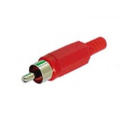 Connecteur RCA mâle (rouge) - 1