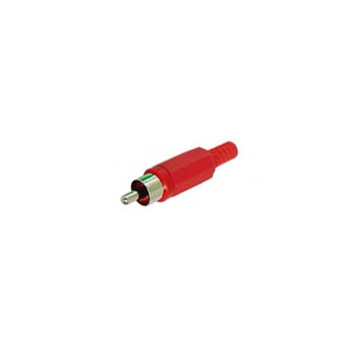 Connecteur RCA mâle (rouge)  - 1