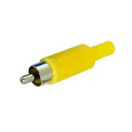 Connecteur RCA mâle (jaune)  - 1