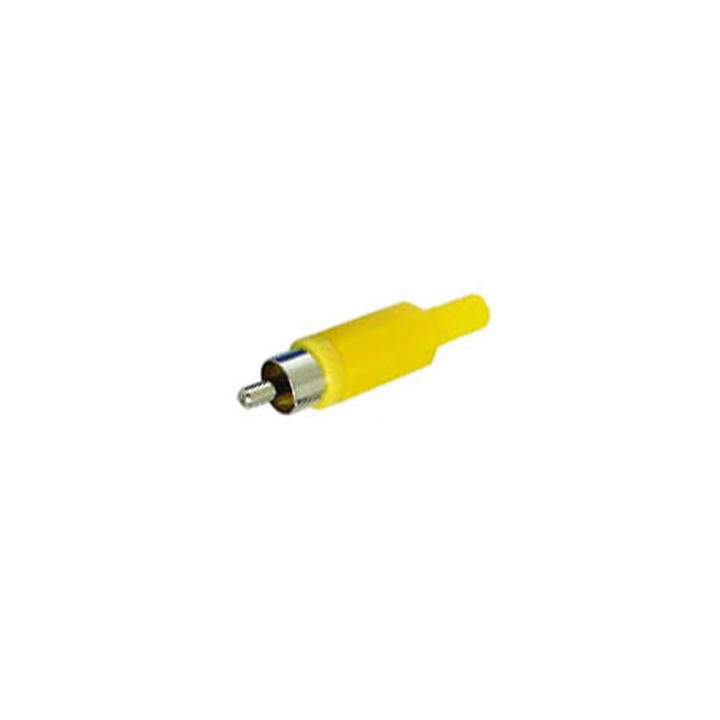 Connecteur RCA mâle (jaune)  - 1