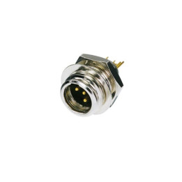 Connecteur mini XLR mâle 4 broches  - 1