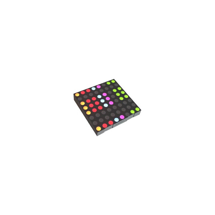 Matrice 8 x 8 à Leds tricolores (60 mm)  - 1