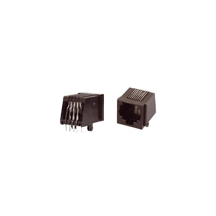 Connecteur RJ45 femelle à souder sur CI  - 1