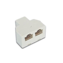 Adaptateur RJ45 femelle - 2 x RJ45 femelles  - 1