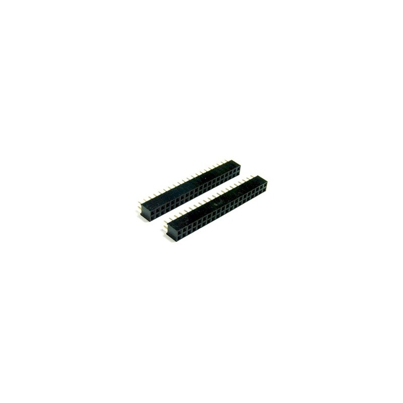 Lot De 10 Barrettes Femelles 40 Contacts 2,54mm - Pour Lot De 10 Barrettes Femelles 40 Contacts 2,54mm - Pour