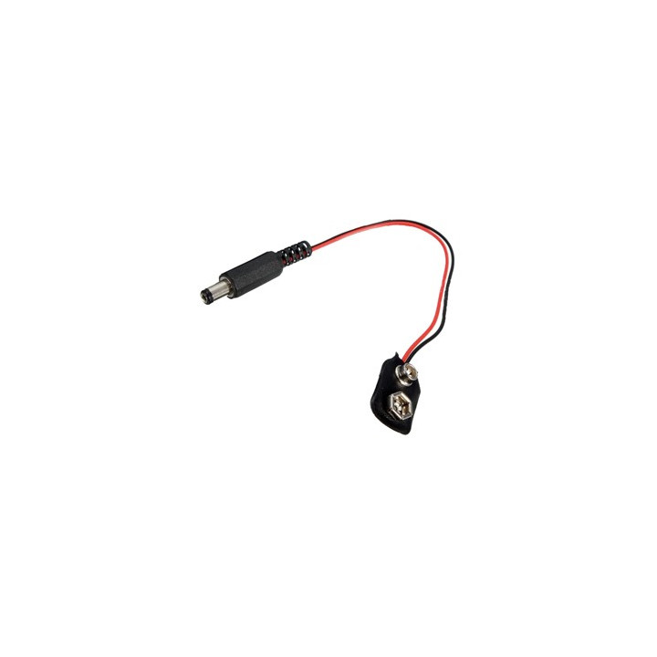 Adaptateur pile 9 V (prise DC) pour cartes arduino