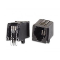 Connecteur RJ12 femelle à souder sur CI - 1