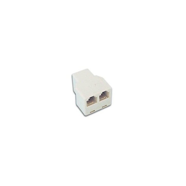Adaptateur RJ11 femelle - 2 x RJ11 femelles  - 1